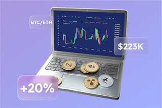 Technology visualization of an AI automated trading system on Cobalt Yielode